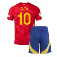Spain Dani Olmo #10 Replica Home Minikit Euro 2024 Short Sleeve (+ pants)